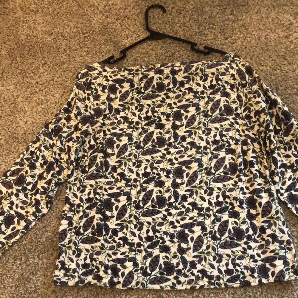 J. Crew paisley blouse